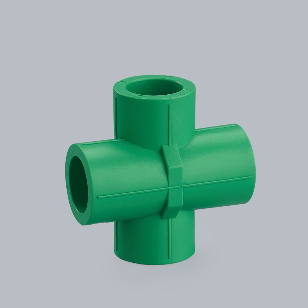13 DUNYUN Factory Wholesale PPR 4-Way Equal Connector Plastic Tube Smooth Surface Cross Pipe Fittings 13 DUNYUN Factory Wholesale PPR 4-Way Equal Connector Plastic Tube Smooth Surface Cross Pipe Fittings